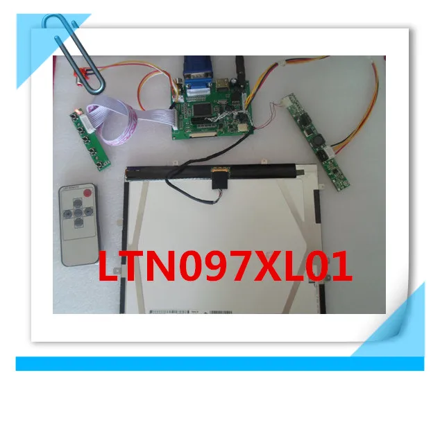 

LTN097XL01 9.7 inch 1024*768 On-board DYI kits HDMI+2AV+VGA+Rear View Driver Board+audio output