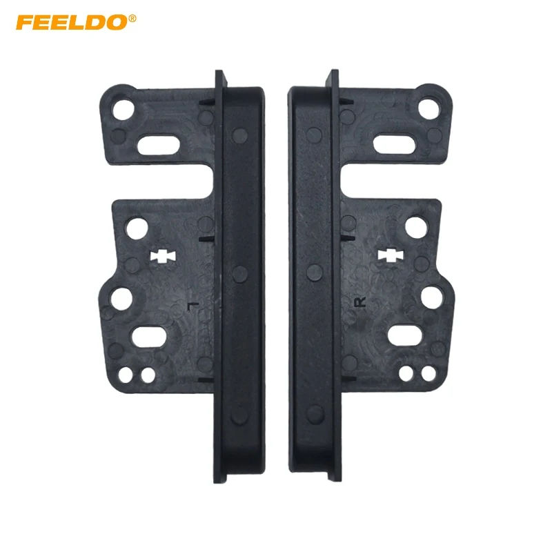 FEELDO 2Din Radio Stereo Bracket For Toyota Panel Fascia Mounting Trim Kit Refit #AM1662