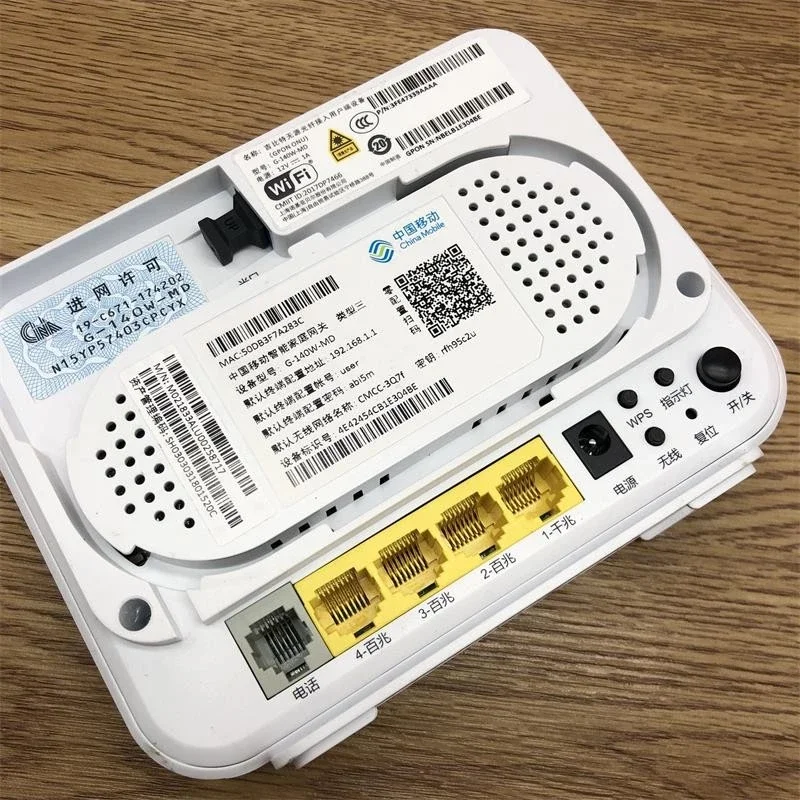 Alcatel-lucent G-140W-MD GPON ONU 1GE+3FE+1Tel+Wifi+USB Engelse firmware Functie als HG8546M HG8346M HG8245H GPON ONU