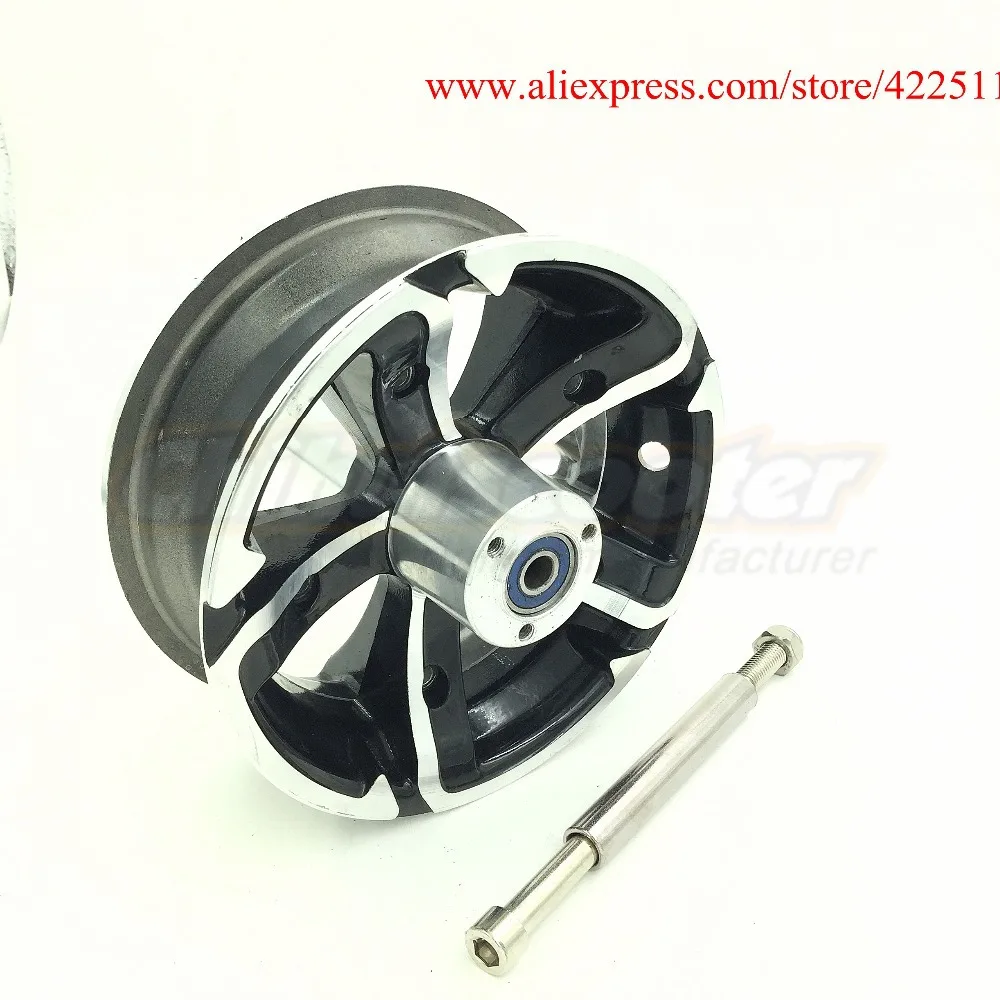 High Quality 6.5inch Aluminium Front Wheel Hub, 6.5inch Scooter Wheel Rim for 12inch Tire Electric Scooter