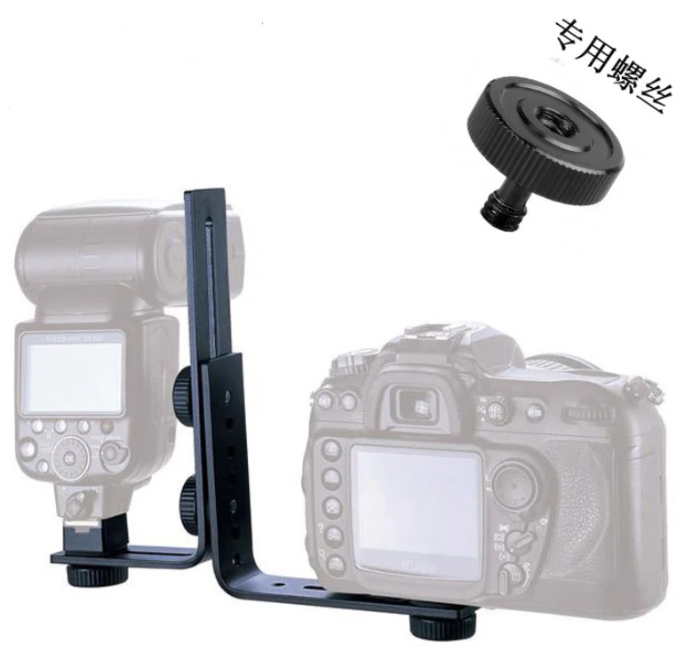 10 stücke Kamera Stativ L Typ Halterung Stehen 1/4 "Männlichen zu 1/4" Weibliche Schraube Adapter Blitzschuh Stativ adapter Für Kamera-Halterung