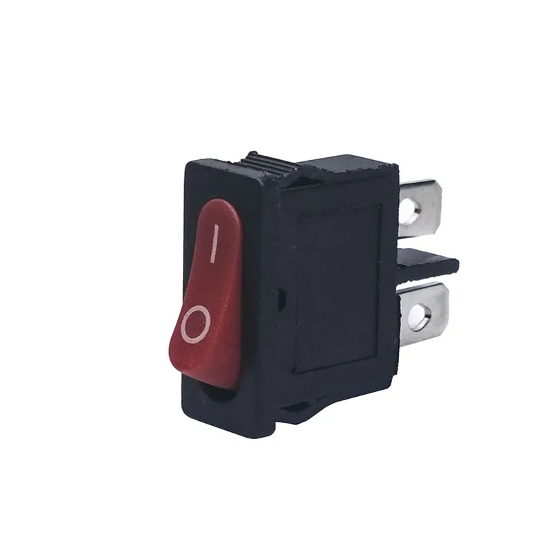 10 Buah/Banyak KCD1-110 2 Pin 250 V 6A Perahu Switch Snap-In SPST On Off Rocker Posisi