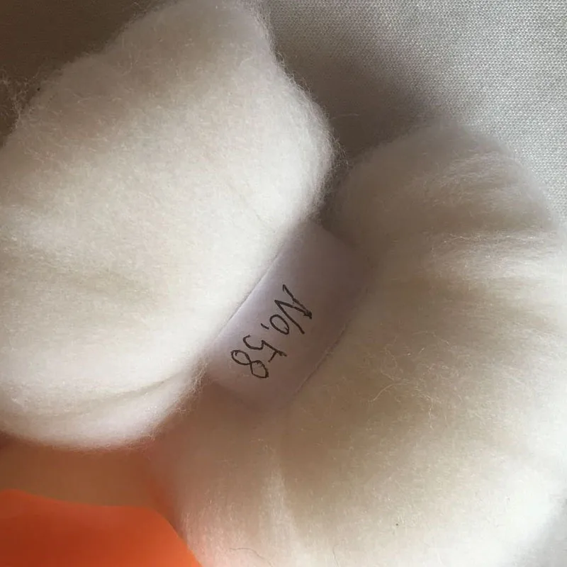 WFPFBEC 70s Australia COMBED 100% WOOL fiber merino diy wool for neddles felting 50g 100g 200g 300g 500g 1000g  NO.58