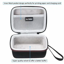 LTGEM EVA Carrying Hard Case for Prynt Pocket Instant Photo Printer for iPhone