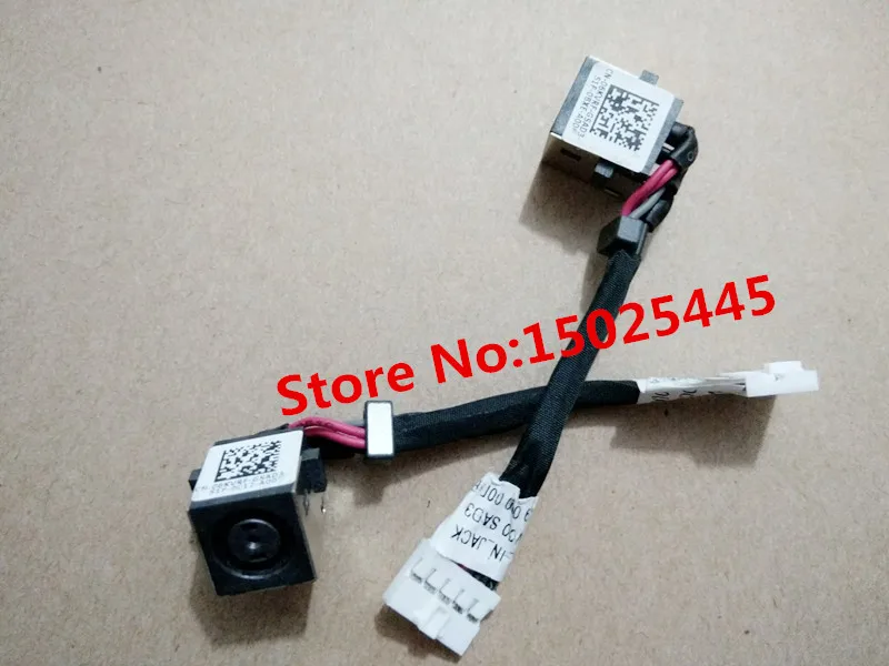 New Original Notebook PC Power Head For DELL E7440 DC JACK DC30100NV00 CN-06KVRF-GSAD3-51F-0BXE-A00 5PCS