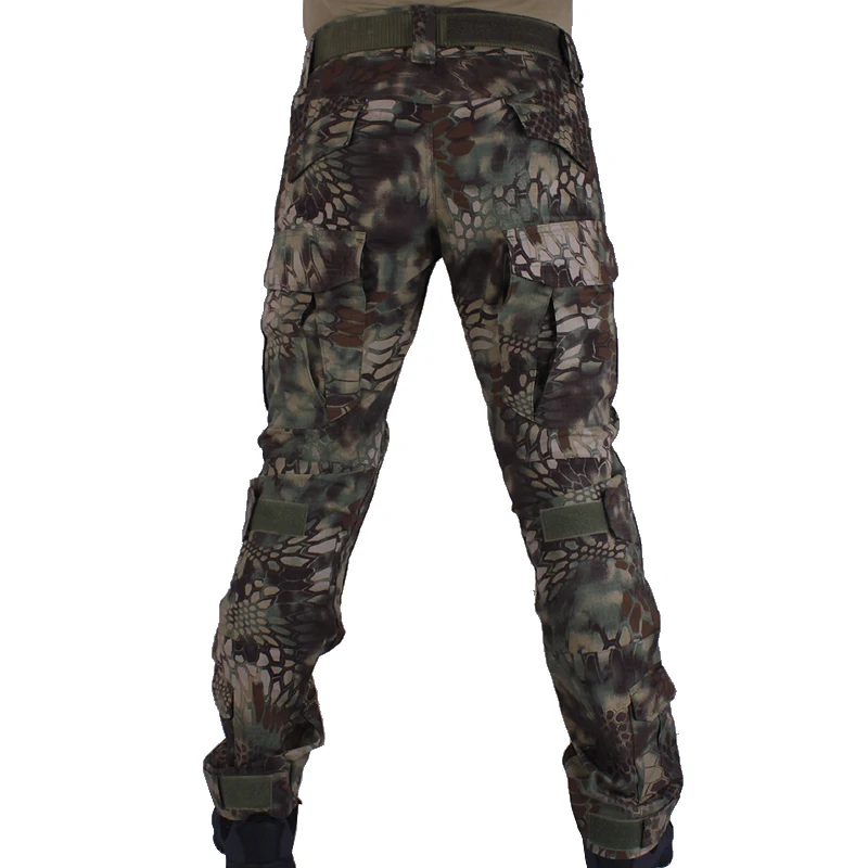 Vulpo Jacht Camouflage Broek Tactische Broek Mandrake Broek En Kniebeschermers Militaire Game Cosplay Uniform