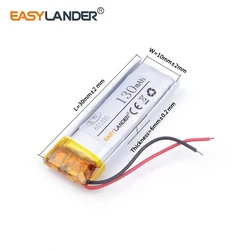 601030 3.7V 130mAh Rechargeable Lithium Li-ion Polymer Battery for Bluetooth Bracelet Pen Camera Self Timer
