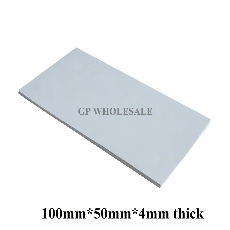 Promotion! 100*50*4.0mm Soft Silicone Thermal Conductive Pad for LED Module PC VGA GPU Heat Sink Chip IC Heat Transfer Free Ship