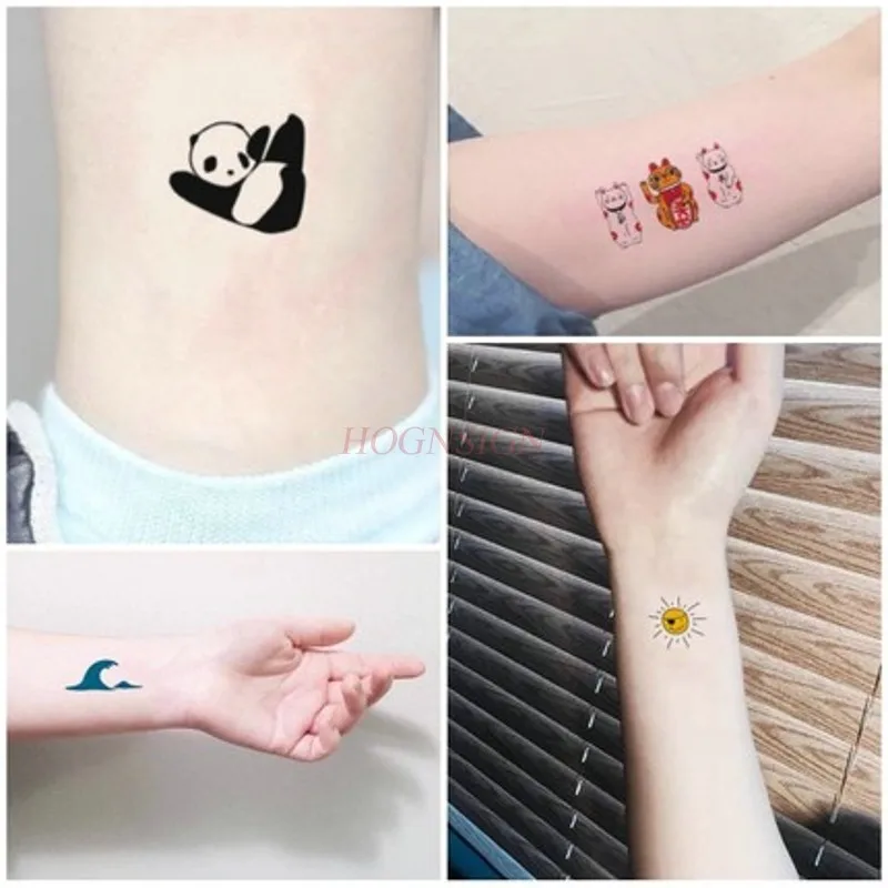 30pcs Cartoon Tattoo Sticker Child Safety Waterproof Lasting Cute Simulation Concealer Small Fresh Sticker Sale