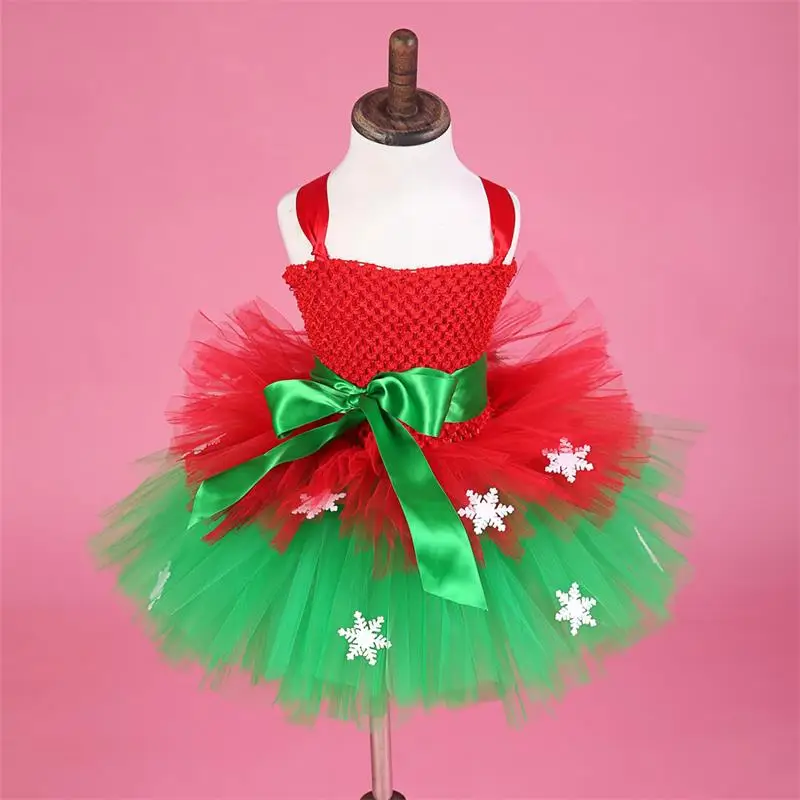 Vestidos de tutú de princesa para niñas, vestido de princesa roja de Navidad, fiesta temática de cumpleaños para niños, disfraces de Cosplay de Halloween