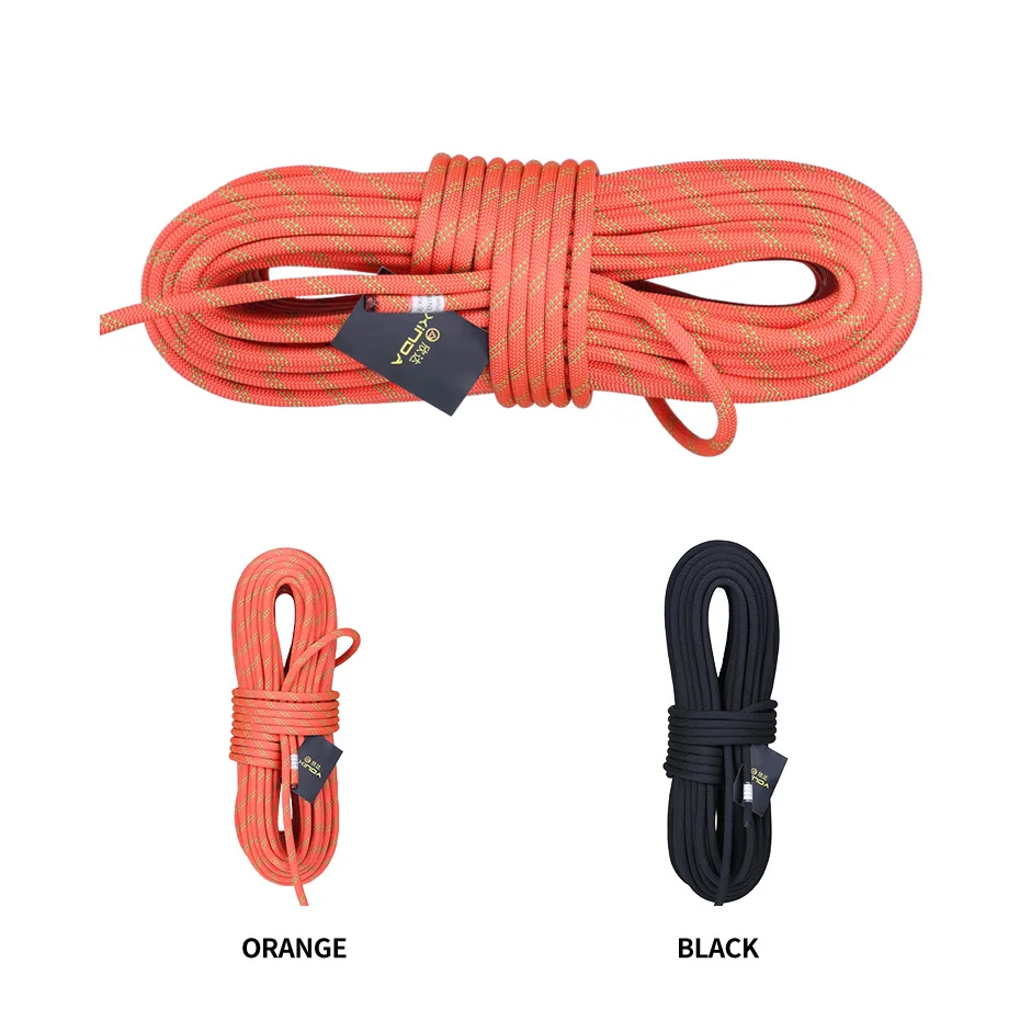 Xinda 14mm Kletterseil statisches Seil 38kn hochfestes Sicherheits seil für Arbeiten in der Höhe Kletter camping ausrüstung – Detail 1