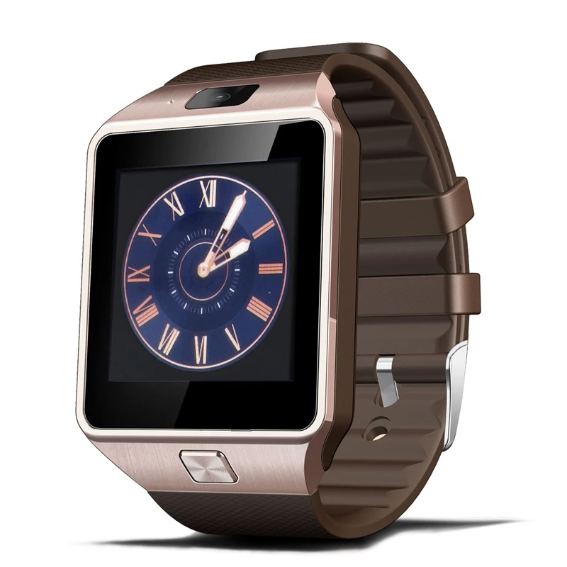 DZ09 Smart Horloge Klok Met Sim-kaart Slot Push Bericht Bluetooth Connectiviteit Android Telefoon Beter dan Smartwatch Mannen Horloge