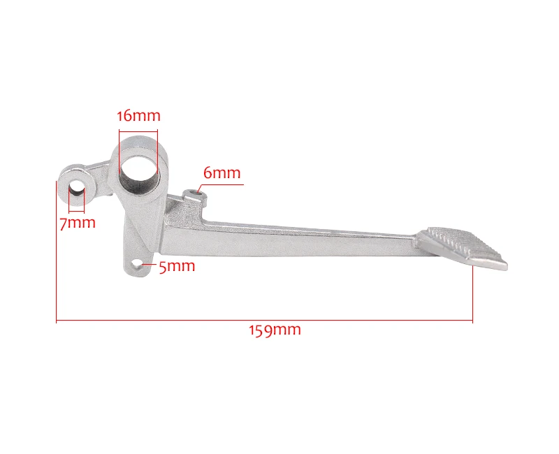 Motorcycle Aluminium Rear Hydraulic Brake Lever Foot Rests Pedal Rod For Honda CBR1000 2004 2005 2006 2007 2008 CBR1000RR