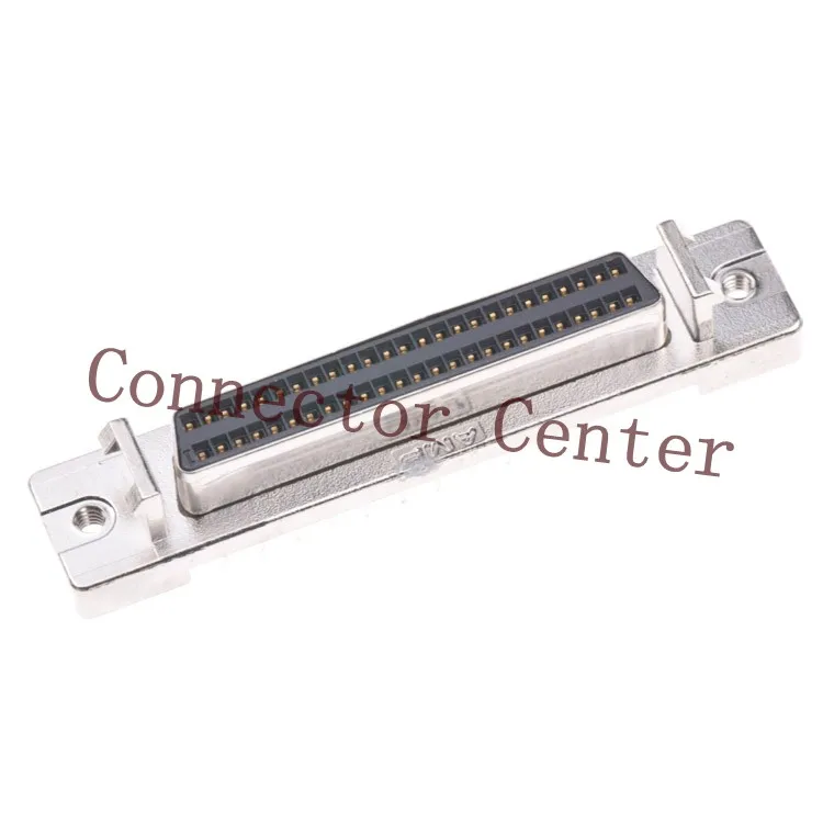 SCSI Connector For TE DB Series 1.27mm 50Way Straight 180 Degrees 749721-5