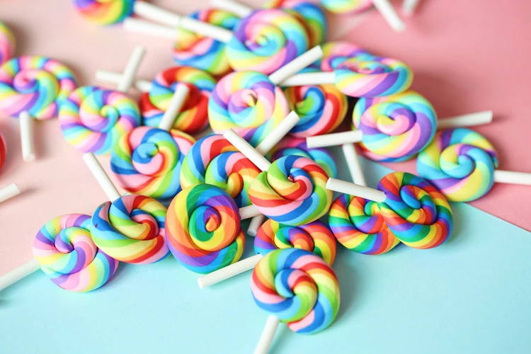Mini fotografia adereços para estúdio de fotografia, estilo Ins, creme colorido, açúcar, pirulito do arco-íris, acessórios, decorações DIY