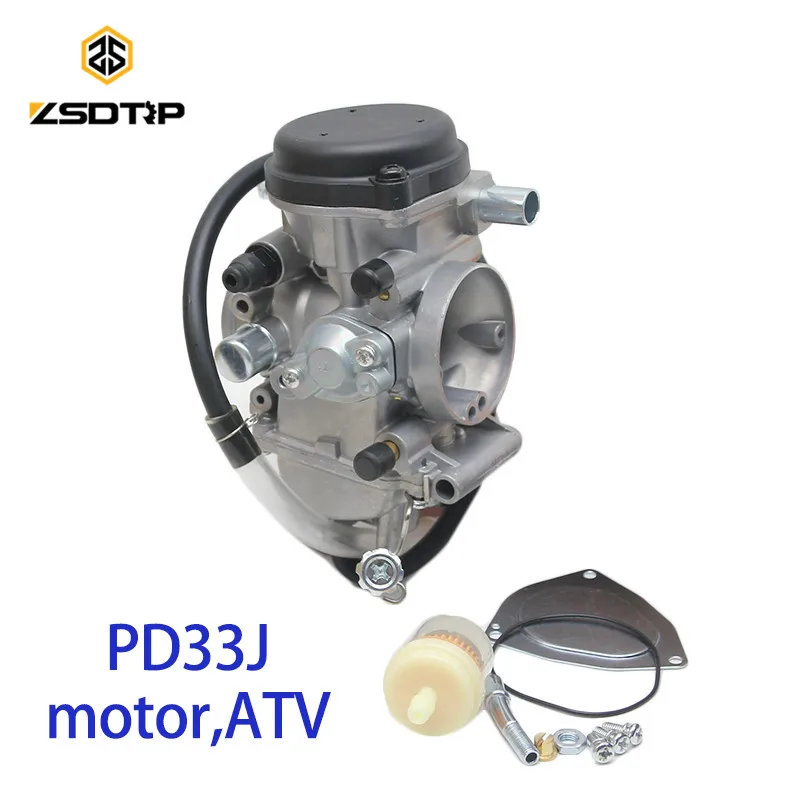 ZSDTRP PD33J 33mm Vacuum Carburetor case for Yamaha YFM400 TACTIC400 universal 300cc to 500cc racing motor