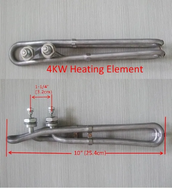 spa bath Heating element  230V 4KW  fit Balboa , Gecko, Nuwave, Cal Spas 4 kw, Coleman, Brett, Catalina, Gatsby, Hurricane, ASI