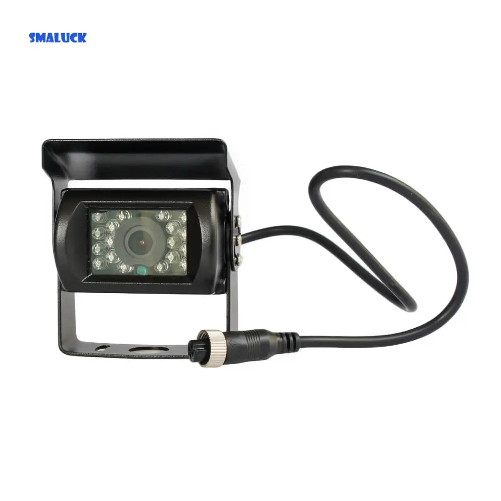 

SMALUCK Waterproof 4PIN 12V-24V CCD Van Bus Lorry Car Rear View Reversing Parking Camera IR Night Vision