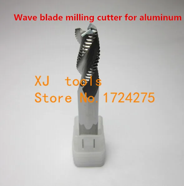 

Free Shipping 2 pcs 6mm 3 Flutes Aluminium alloy wave edge rough milling cutter ,CNC milling tools, Nc tool