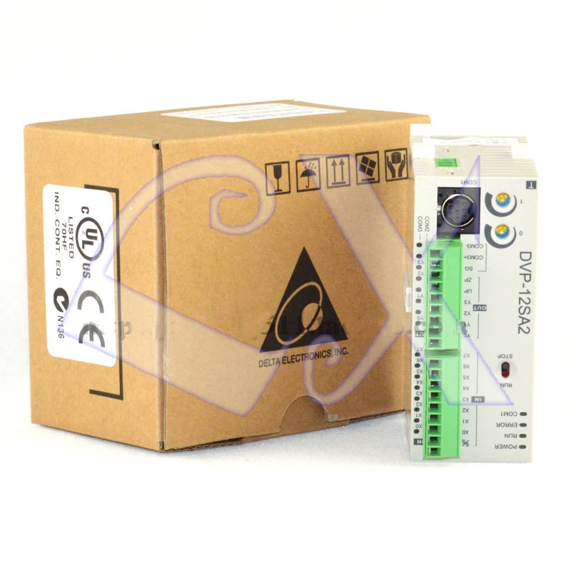 

Delta New Original Programming controller DVP12SA211R SA2 series 24VDC 8DI 4DO relay output in box