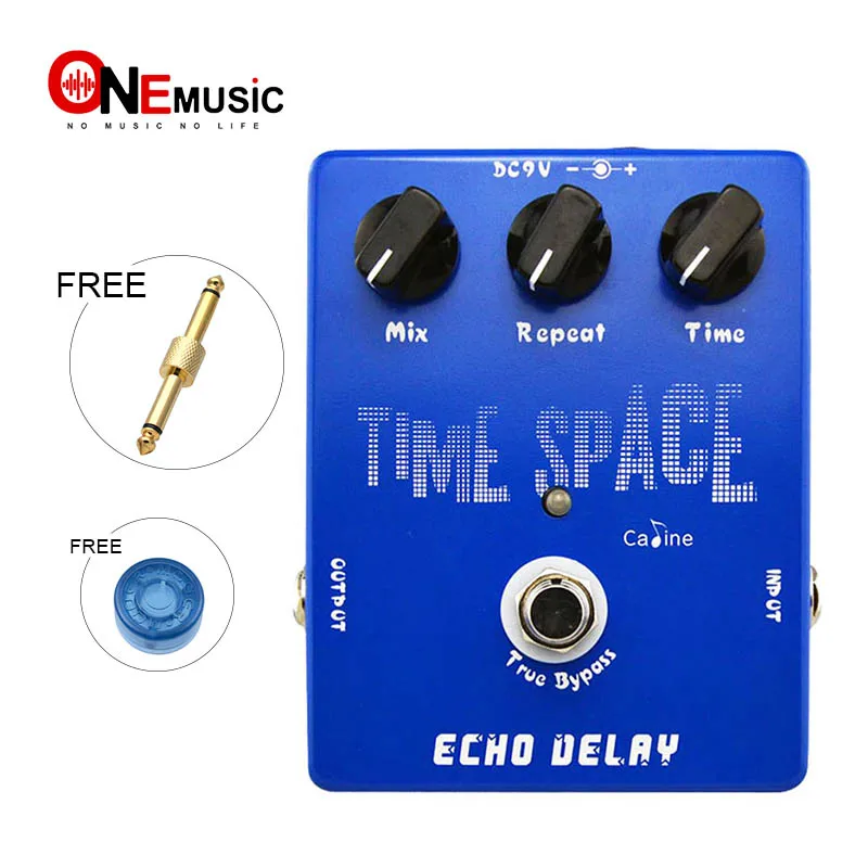 Caline CP-17 Echo Delay Guitar Digital Delay effect Pedal 600ms Max True Bypass with Free Connector