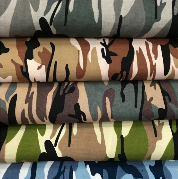 50cm*147cm Camouflage Print Cotton Cloth Camo Cotton Poplin fabric diy sewing toys cap Tissu