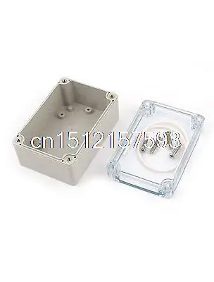 Clear Cover Waterproof Sealed Electronic Case Junction Box 100 x 67 x 50mm