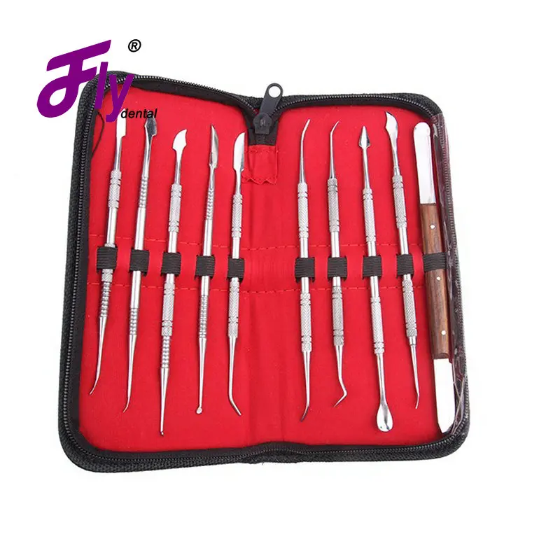 

Dental Lab Equipment stainless steel tools dental tools Dental Kit Wax Carving Tool Set