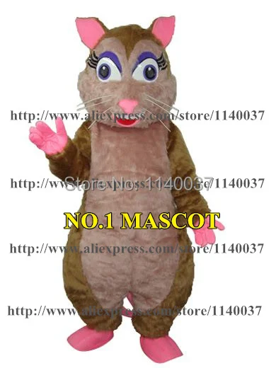 Custom Mascot Plush Girl Mouse Rat Mascot Costume Adult Size Cartoon Character Field Animal Mascotte Carnival Costumes