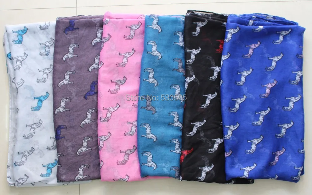 

2018 New horse print scarf women scarf 100pcs/lot free shipping by express