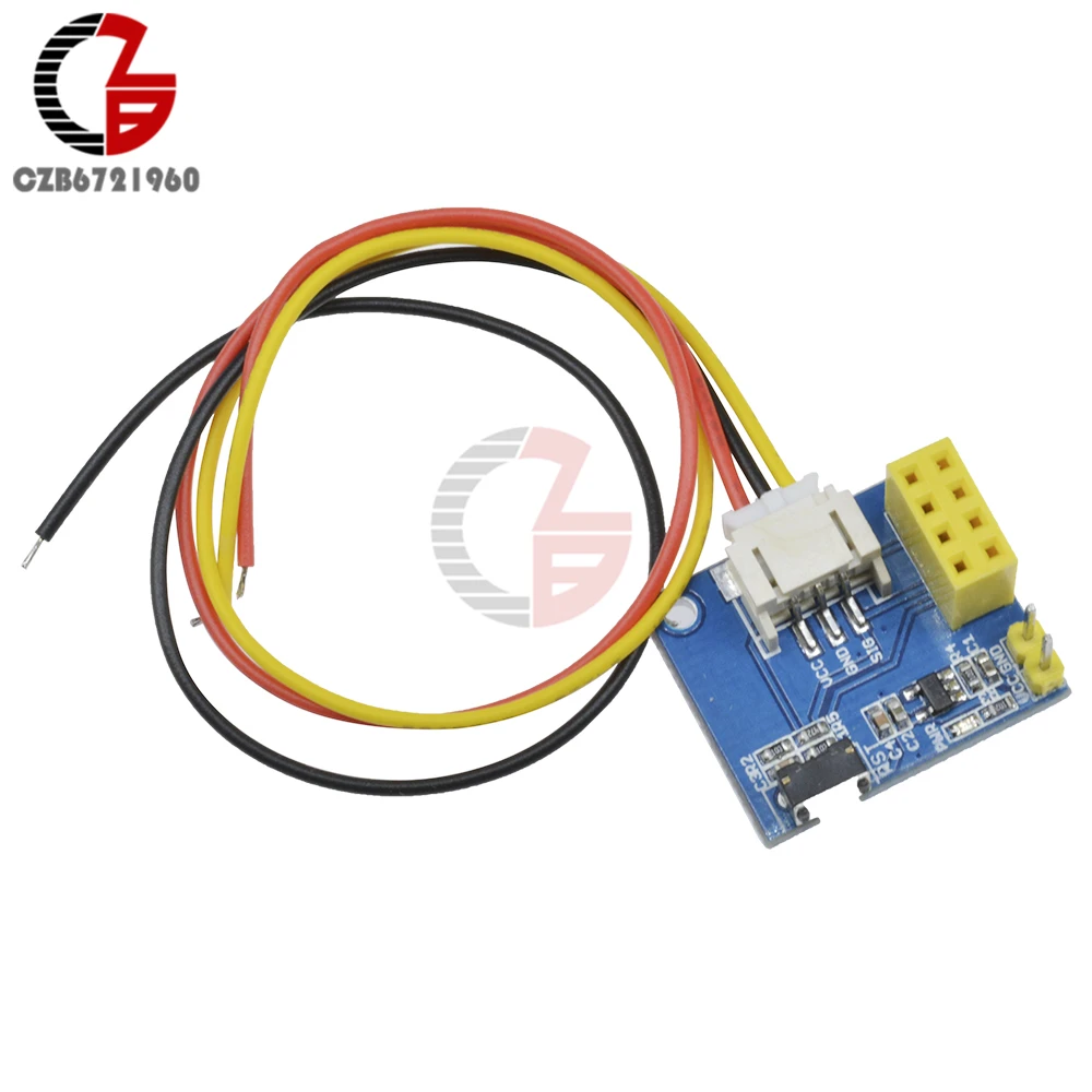 DIY Kit WS2812 RGB Ring Light ESP8266 ESP-01 ESP-01S RGB LED Controller Adapter Module 3.7V-5V DC for Arduino IDE