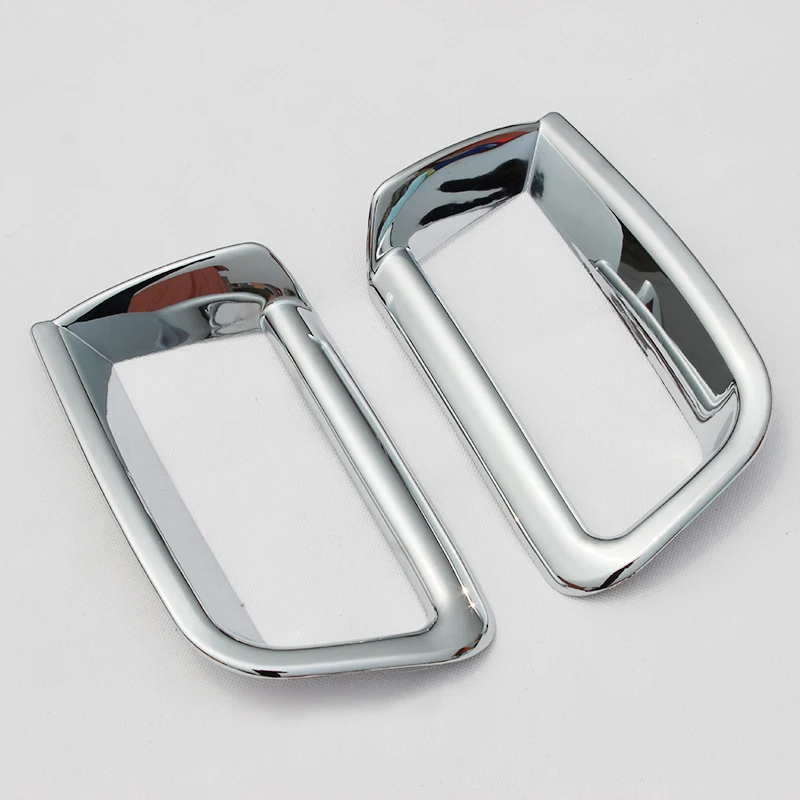 ABS Chrome For Toyota Land Cruiser Prado FJ150 FJ 150 2010 -2017 Rear Fog Light Lamp Cover Trim Frame Decorative Accessory 2pcs