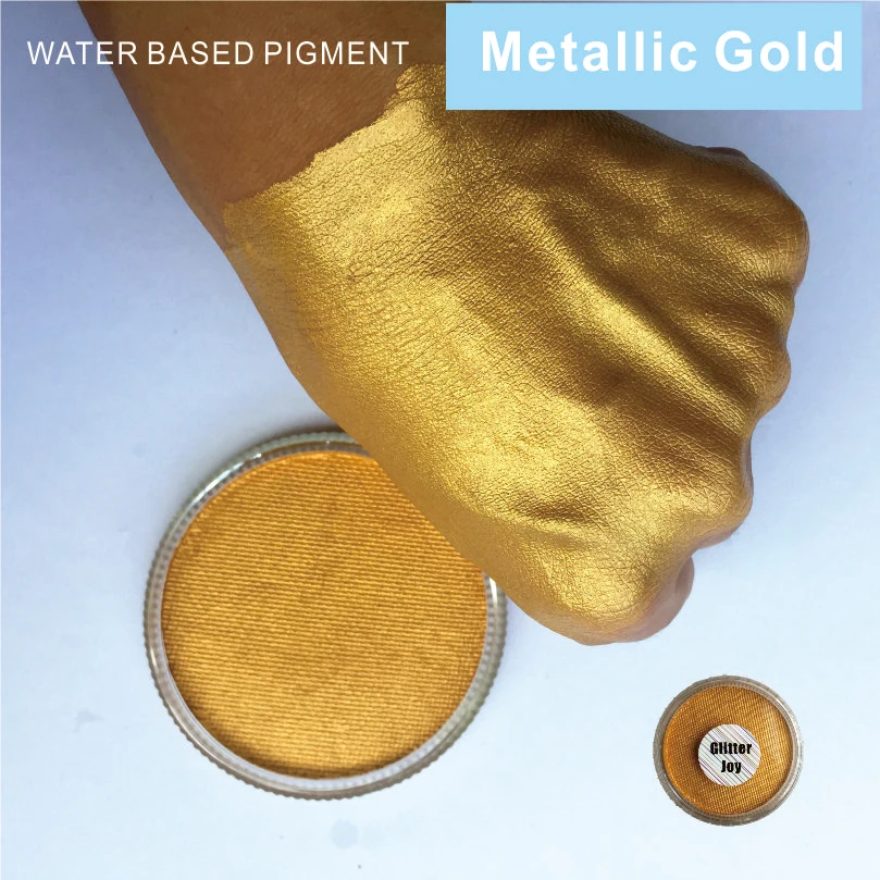 Metallic Golden 30g/pc Water Based Face And Body Paint Pigment Great Use in  Festival Party Fancy Dress Beauty Makeup Tool - AliExpress 66