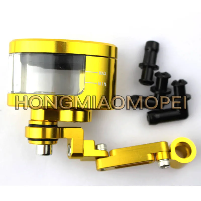 CNC Motorcycle Brake Fluid oil Reservoir Cup tank +support bracket FOR YAMAHA MT07 MT09 TMAX500 530 HONDA YZFR3 R25 kawasaki