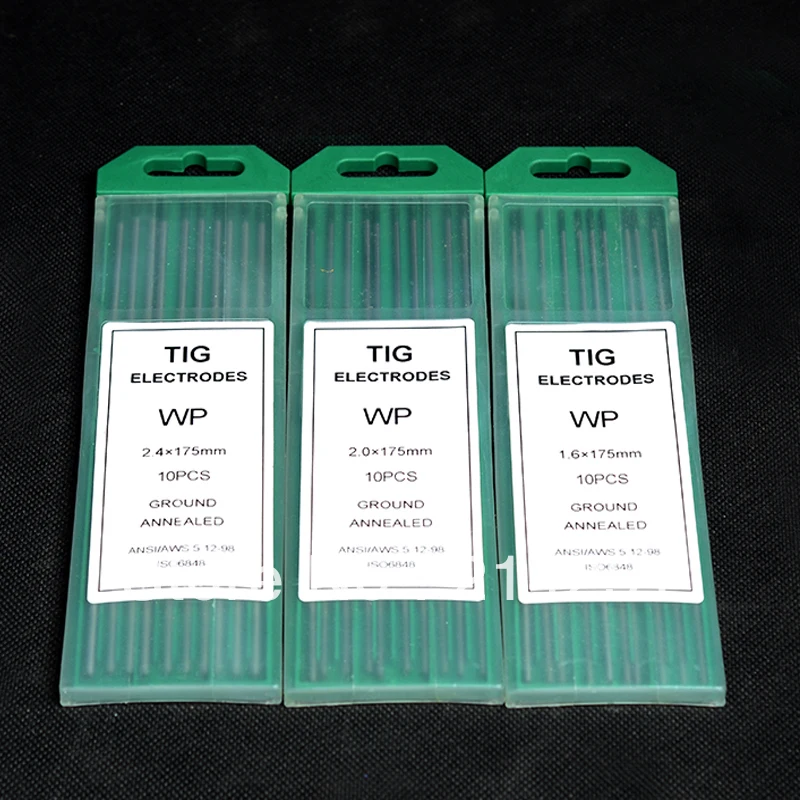 

RSTAR Tig Welding Pure Tungsten Electrode WP 1/16"*7" 1.6*175mm*10pcs(1box)