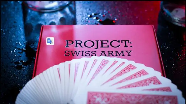 Project: Swiss Army (Gimmicks and Online Instructions) Card Magic Tricks,Close up,Illusions,Magia Toys,Mentalism,Street,Fun