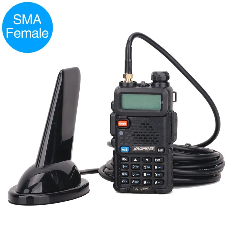 BAOFENG Акулий плавник SMA-Женская Двухдиапазонная VHF UHF Антенна для BAOFENG аналогичная стандартная фотосессия C9