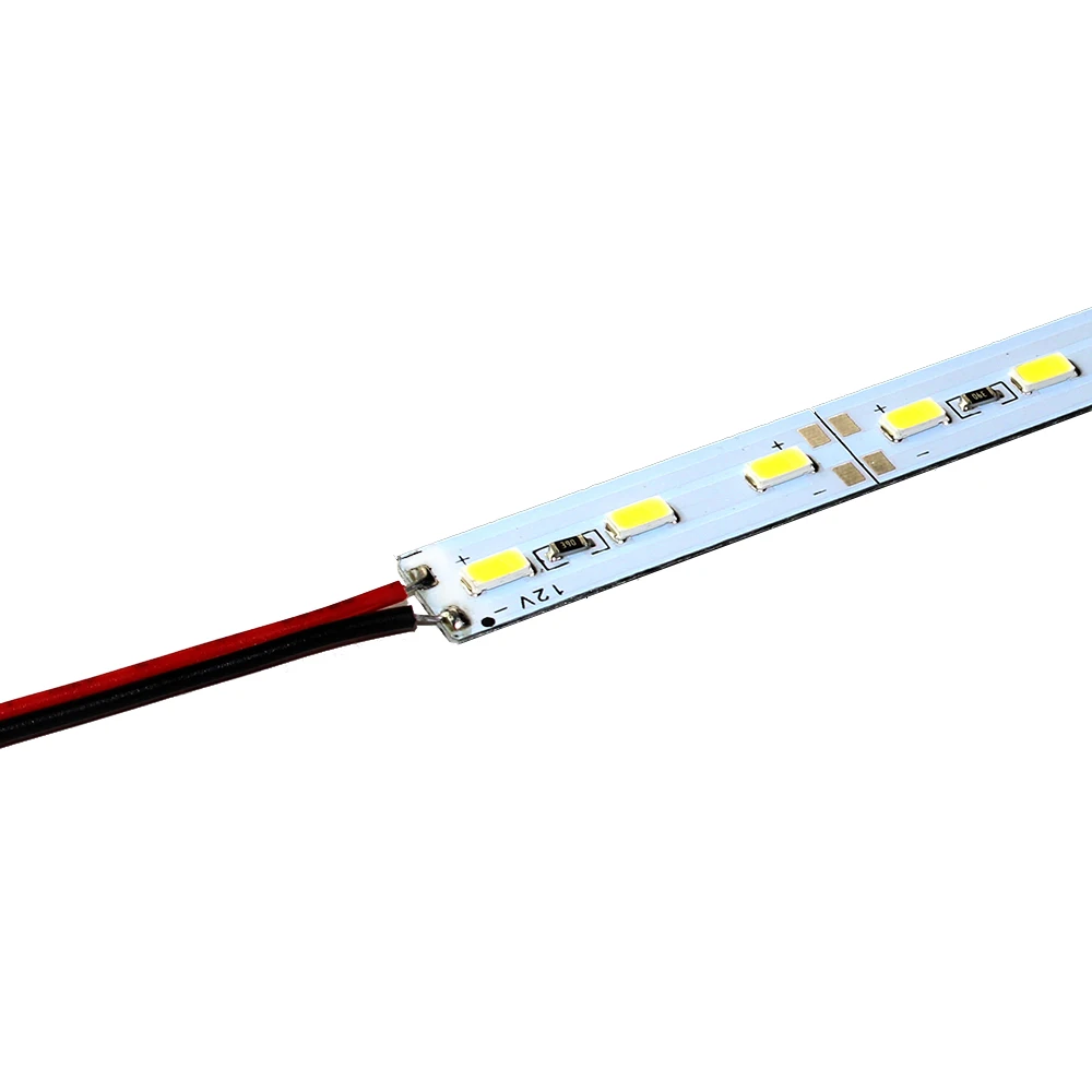 Non-waterproof 12V LED luces Strip 5630 SMD High Brightness Cool/Warm White 10pcs/Lot Free Shipping, LED light bar hot sale