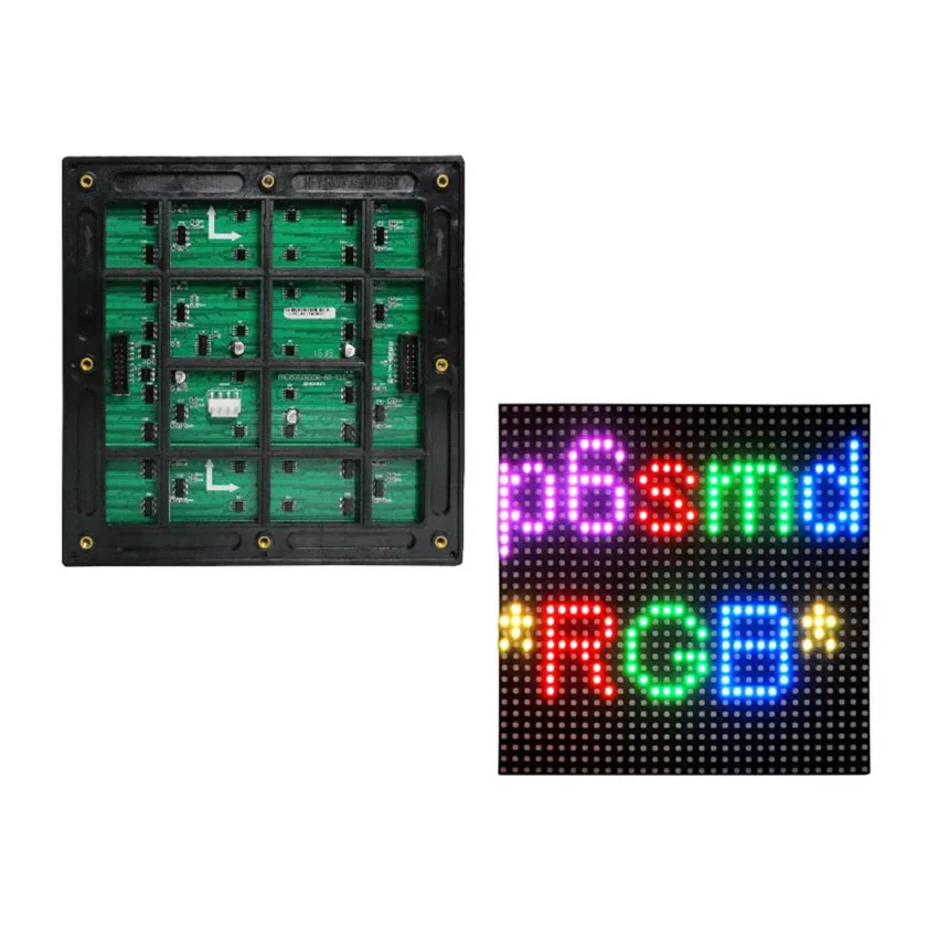 P6 Outdoor Waterdichte 1/16 Scan Rgb Full Kleur 32X32 Pixels Smd Led Module Board Voor Video Wall P4 p5 P8 P10 Led Display Screen