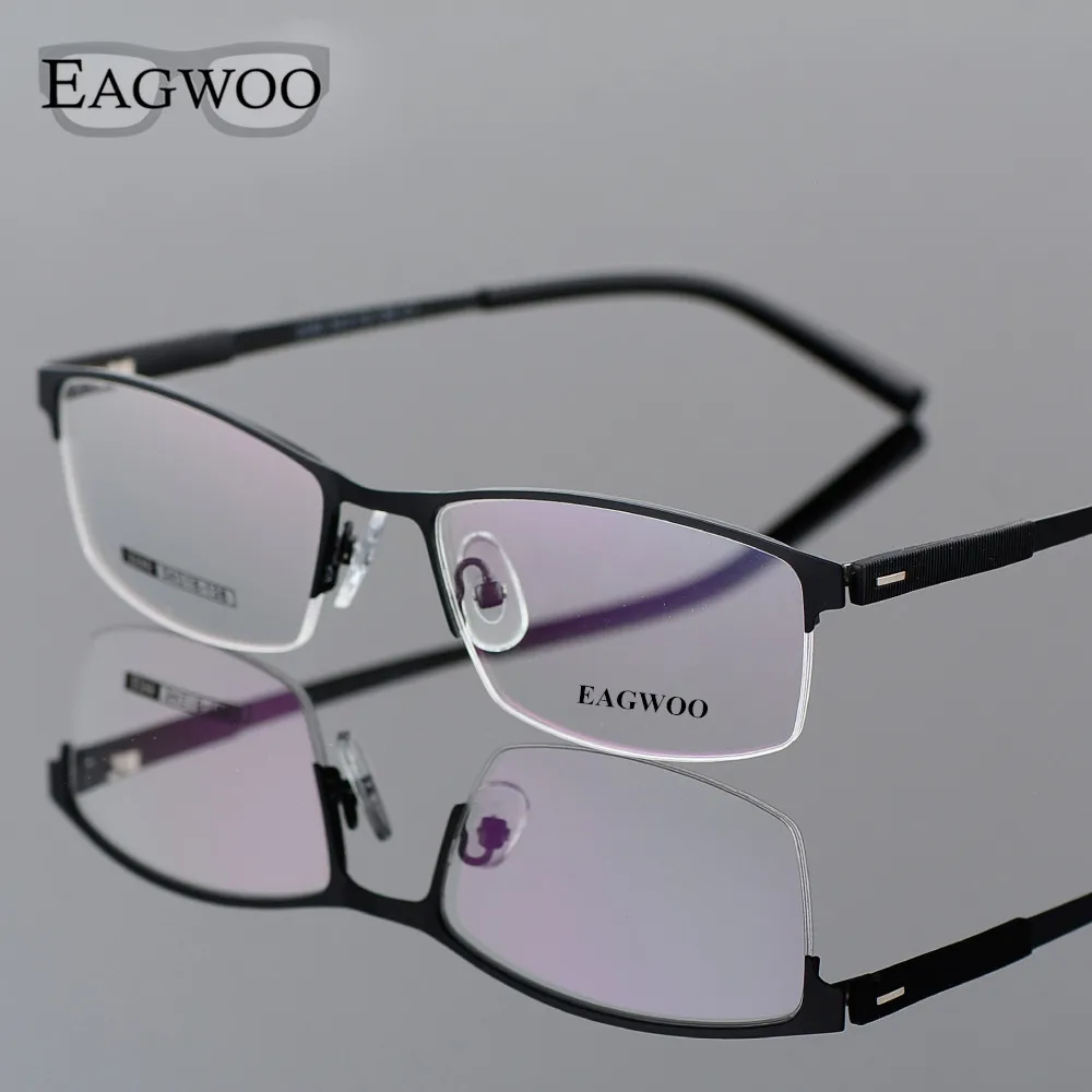 Business Eyeglasses Frame Half Rim Optical Glasses
