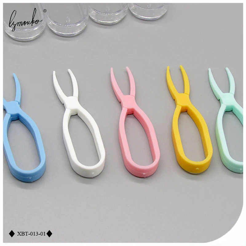 Multicolor Conjoined Clip Contact Lenses Soft Special Silica Gel Tweezers Lens Accessories Useful Clamps for Travel