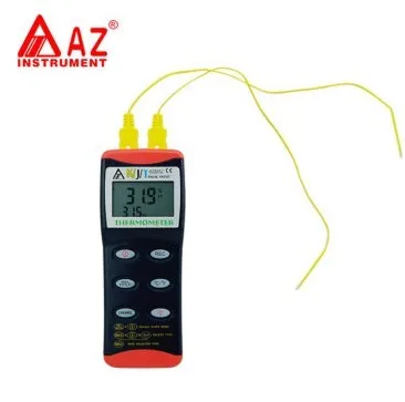 

AZ8852 Thermometer picture with K/J/T type probe thermometer RS232 int