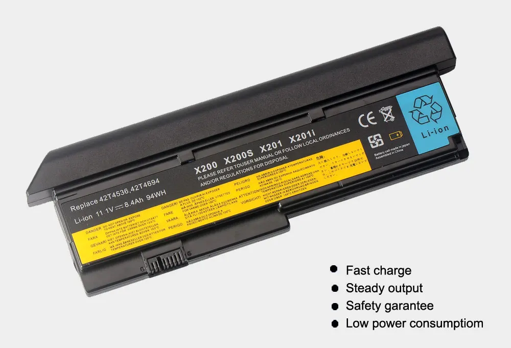 KingSener New Laptop battery For Lenovo IBM ThinkPad X200 X200S X201 X201I 42T4834 42T4535 42T4543 42T4650 42T4534 45N117