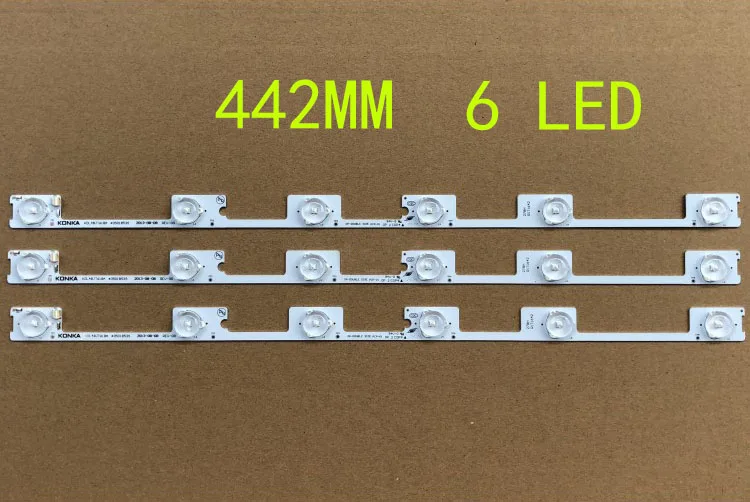 50PCS Konka KDL48JT618A light strip 35018539 lights  6 lamp  Length 44CM aluminum substrate  quickly dissipating Connector