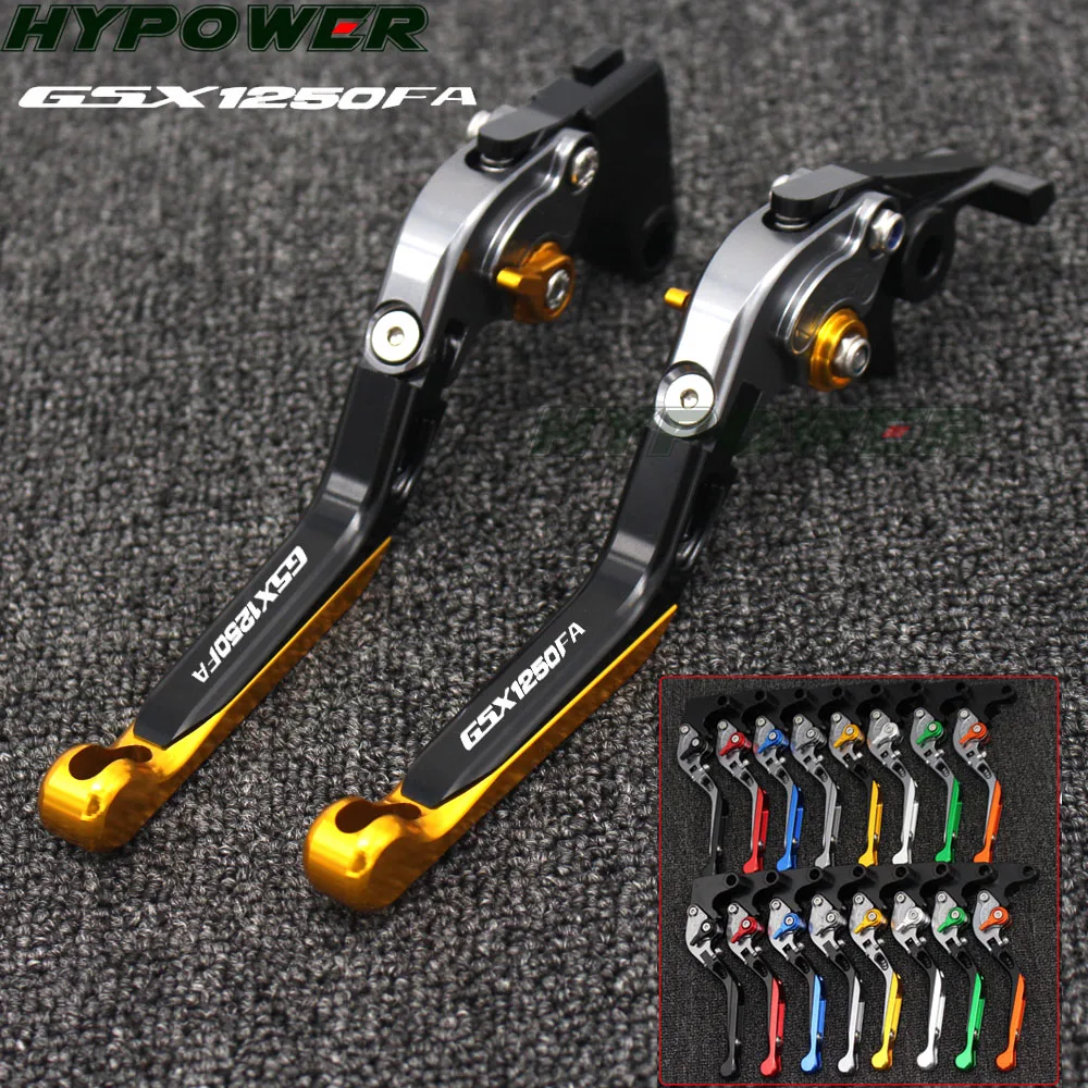 Adjustable Folding Motorcycle Brake Clutch Levers For SUZUKI GSX1250 F/SA/ABS GSX1250FA GSX 1250 FA 2010-2016