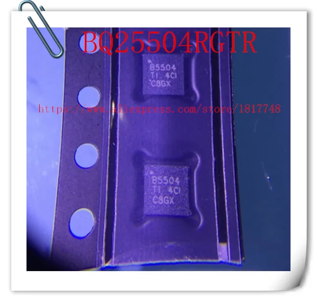 

Free shipping 5pcs/lot BQ25504RGTR BQ25504 marking B5504 QFN16