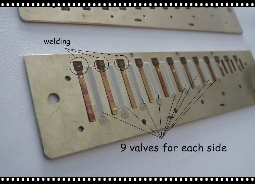 EASTTOP reedplates for EASTTOP 12holes chromatic harmonica