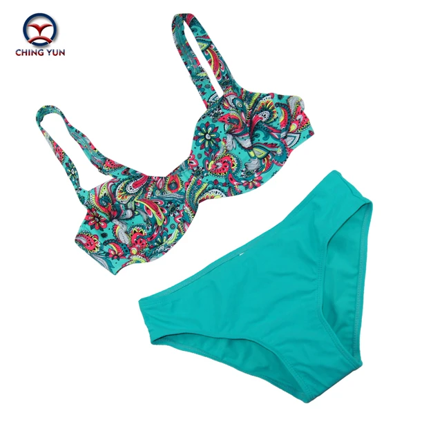 2019 summer New Women Comfortable Hot Sale Lady floral Bikini set Sexy No Padded female Swimsuit beach wear woman swimwear 8705 AliExpress 200000345