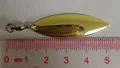 4cm Gold Salix Leaf