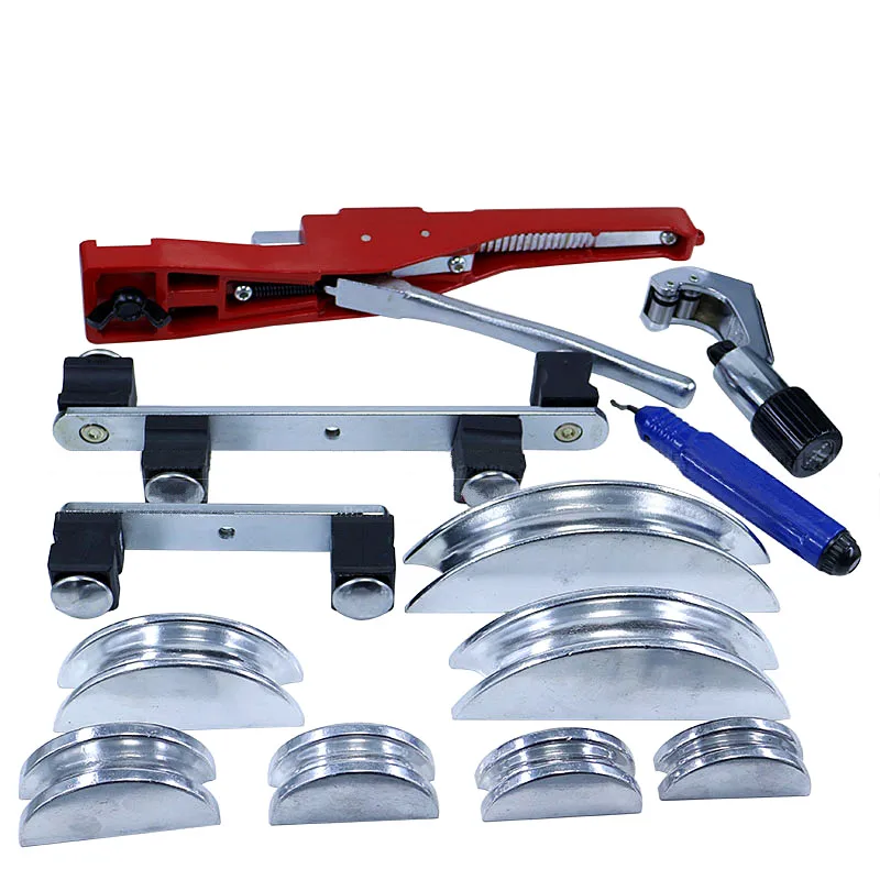 Imagem -02 - Kit Máquina de Dobra de Tubos Ferramentas de Encanamento Conjunto de Dobra de Tubos 90 Graus ar Condicionado Cobre Alumínio Tubo ss Fino 47 622 mm